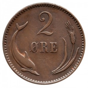 Dänemark  2 Öre - Reverse