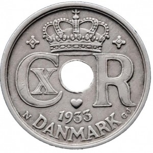 Dänemark  25 Öre - Obverse