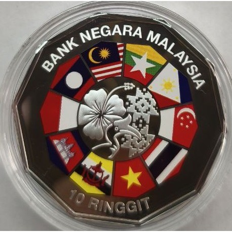 10 ringgitov
, Malezija (ASEAN)