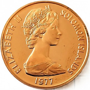 Salomon Inseln 2 Cent - Obverse