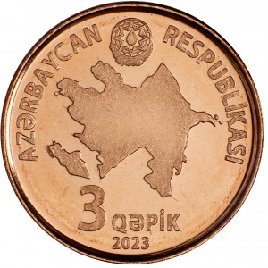 Aserbaidschan  3 Qəpik - Obverse