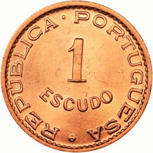 Angola 1 Escudo - Reverse