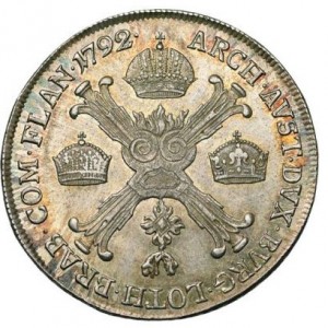 Österreichische Niederlande ½ Kronentaler - Reverse