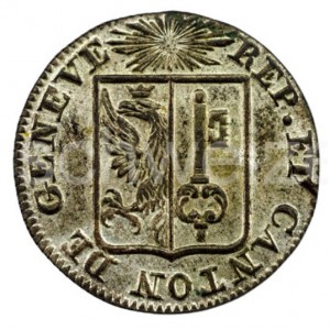 Genf (Kanton) 1 Sol - Obverse