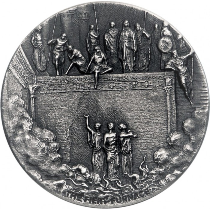 2 dolary , Niue (Biblia - ogień piekielny)