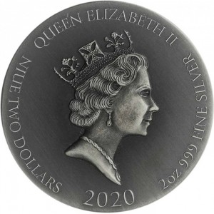 Niuê 2 dólares - Obverse