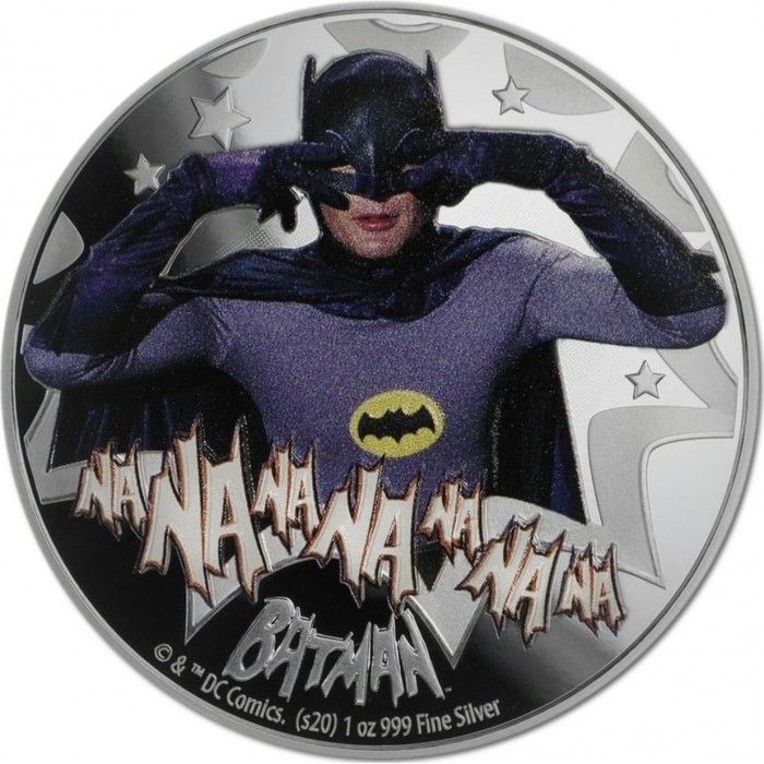 2 dólares , Niuê (DC Comics - Batman /Batman/)