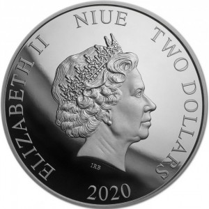 نیوئه 2 دلار - Obverse