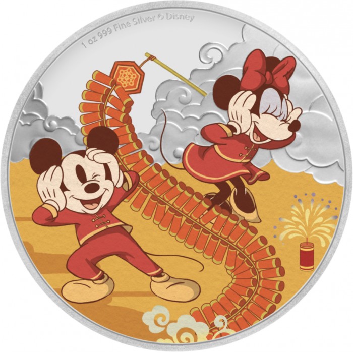 2 dollars , Niue (Disney Chinese Calendar - Prosperity)