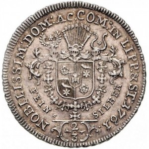 Schaumburg-Lippe ⅔ Taler - Reverse