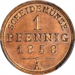 Schaumburg-Lippe 1 Pfennig - Reverse