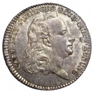 Schweden  ⅓ Riksdaler - Obverse