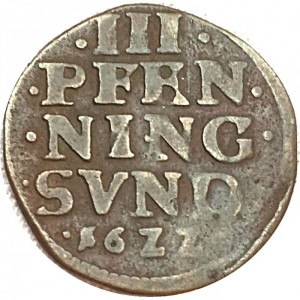 Stralsund 3 Pfennig - Reverse