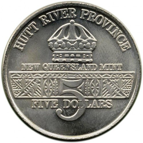 5 Dolar , Hutt River Prensliği (Silent Submarine Service)