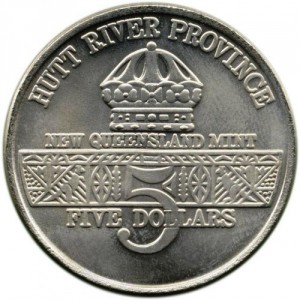 Principado do Rio Hutt 5 dólares - Obverse