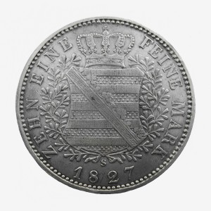 Sachsen 1 Taler - Reverse