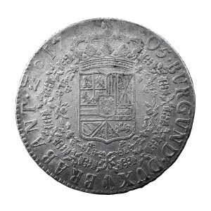 Spanische Niederlande 1 Patagon - Reverse