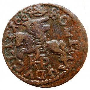 Πολωνία 1 Σόλιδος 1664 - reverse