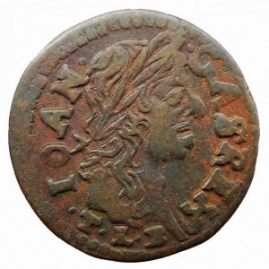 Lenkija 1 solidas 1665 - obverse