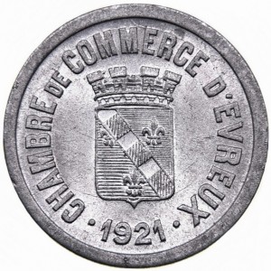 Französisch (Notgeld) 25 Centime - Obverse