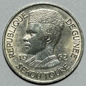 Guinea 1 Franken - Obverse