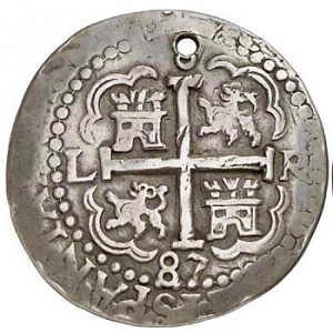 Peru 8 Reales - Obverse