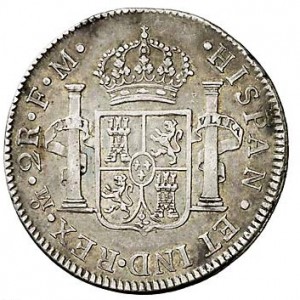 Mexiko 2 Reales - Reverse