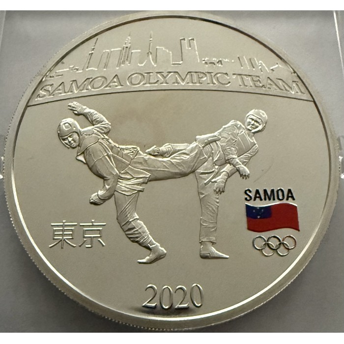2 doleriai , Samoa (Samoa Olympic Team /Taekwondo/)