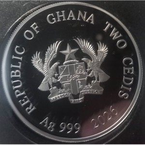 Гана 2 седи - Obverse