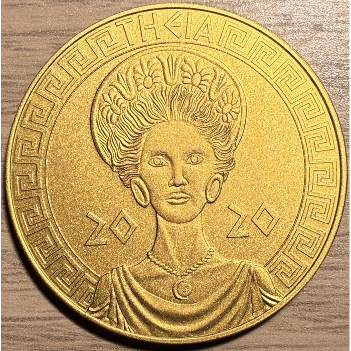 ½ الدولار , ناورو (Greek Goddess - Theia)
