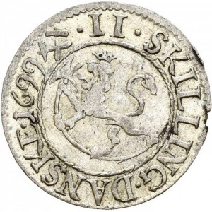Norwegen  2 Schilling - Reverse