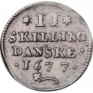 Norwegen  2 Schilling - Reverse