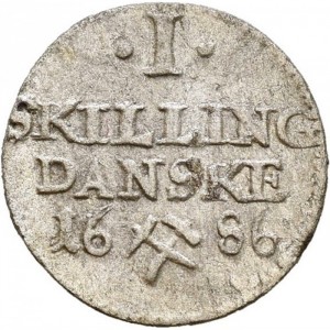 Norwegen  1 Skilling - Reverse
