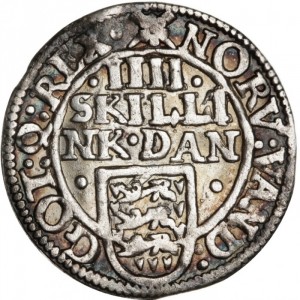 Dänemark  4 Schilling - Reverse