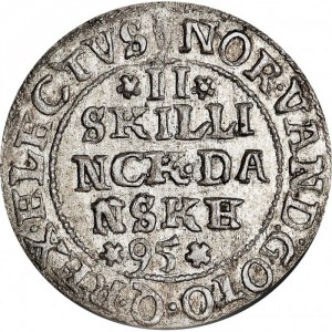 Dänemark  2 Schilling - Reverse