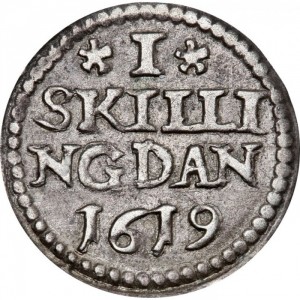 Dänemark  1 Skilling - Reverse