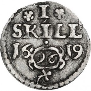 Dänemark  1 Skilling - Reverse