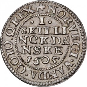 Dänemark  1 Skilling - Reverse