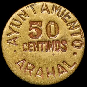 Spanien - Bürgerkrieg 50 Centimos - Obverse