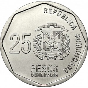 Dominikanische Republik 25 Pesos - Obverse