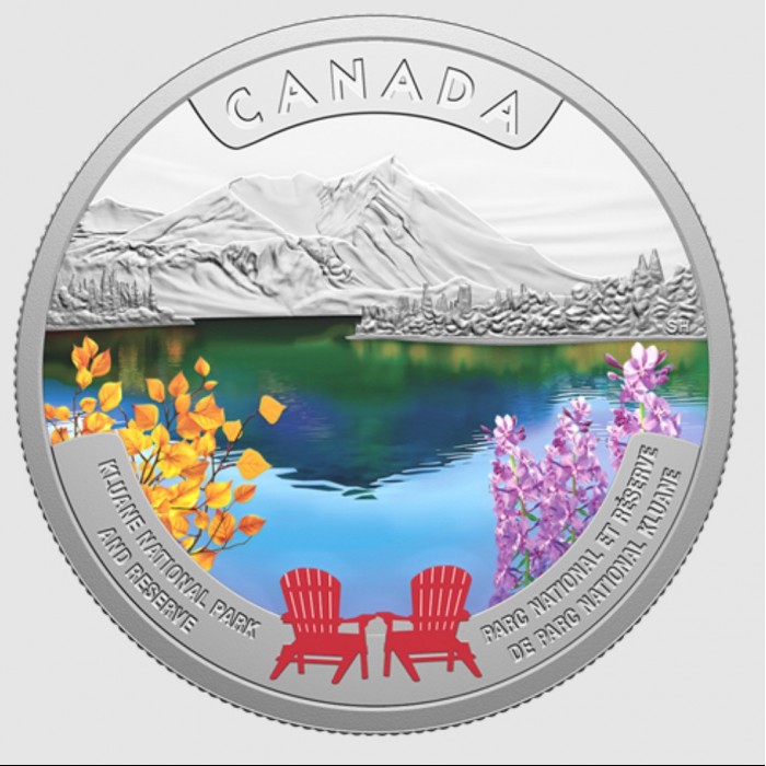 20 dólares , Canadá (Parques Nacionais do Canadá - Parque Nacional e Reserva de Kluane)