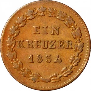 Nassau 1 Kreuzer - Reverse