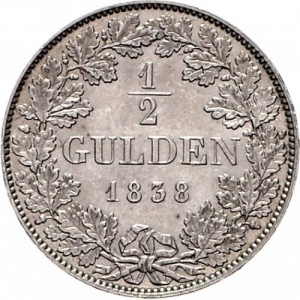 Nassau ½ Gulden - Reverse