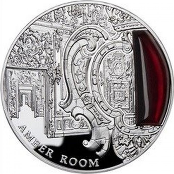 2 dolari , Niue (Mysteries of history - Amber Room)