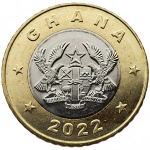 Гана 1 седи - Obverse