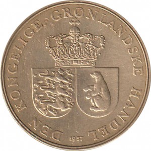 Grönland  1 Krone - Obverse
