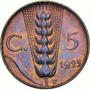 Italien 5 Centesimi - Reverse