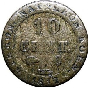 Königreich Westphalen 10 Centimes - Reverse