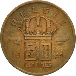 Бельгия 50 сантимов - Obverse
