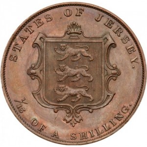 Jersey  1/13 Schilling - Reverse